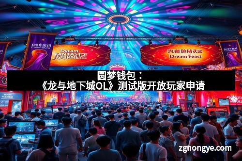 圆梦钱包：《龙与地下城OL》测试版开放玩家申请